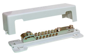 Szyna wyrównawcza 7x25mm2, 1x50mm2, 1x płaskownik 30x4mm KM97