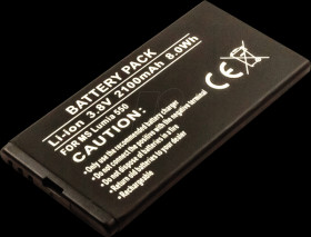 10814 Smartphone battery for Microsoft Lumia, Li-Ion, 2100 mAh