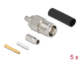 90016 TNC Buchse zum Crimpen RG-174 / RG-316