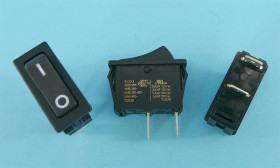 SX8111181121000 20A/250V BLACK SPST SLUX