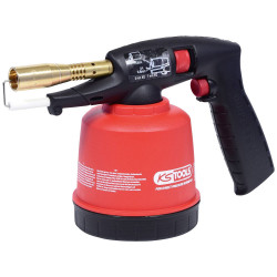 KS Tools 903.5902 Universal Cartridge Soldering Torch With Piezo Ignition, Red