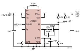 2A Wide Input Voltage Synchronous Buck-Boost DC/DC Converter