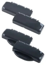 Hinge, PC, (L x W x H) 100 x 27 x 48.3 mm, graphite gray, for B 233012/B 273612, 96910004