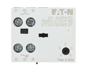 Elektroniczny moduł czasowy opoźnione odpodanie 0,05-100s 1Z 1R 24V AC/DC DILM32-XTED11-100(RA24) 104946