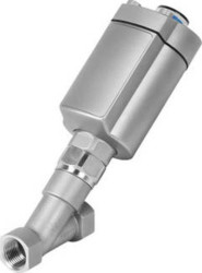 Zawór z gniazdem kątowym FESTO VZXA-B-TS7-1 1/2"-M2-V14T-9.3-K-75-20-V4 8060550, 0 do 9.3 bar