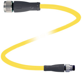Pepperl+Fuchs 240400 Złącze konfekcjonowane czujnika/aktuatora V11-G-YE5M-PVC-U-V3-GM, piny: 3, 3, 5 m, 1 szt.