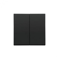 Simon 55 Klawisz podwójny do: SW6/2WM, SW7/2M Czarny mat TKW6/2/X/149