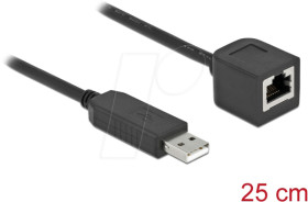 64162 Console cable 0.25 m black