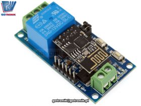 Moduł 1 przekaźnika 12V WiFi ESP8266