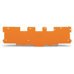 WAGO 769-316 End And Intermediate Plate 1.1mm thick Orange
