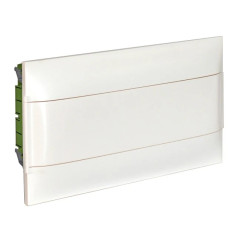 Rozdzielnica modułowa podtynkowa PRACTIBOX S do ścian pustych 1x18 drzwi białe 137406