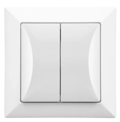 OPAL Łącznik żaluzjowy biały WP-10 Op