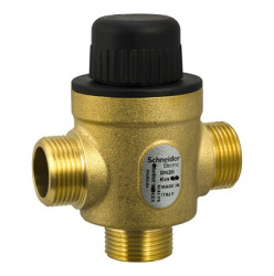 Zawór strefowy Mosiądz do rury 20mm liczba portów 3 Schneider Electric Zawór strefowy