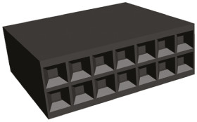 Obudowa złącza 14-pinowe 2-rzędowe raster: 2.54mm TE Connectivity Żeński Montaż na kablu AMPMODU MOD IV Złącze PCB