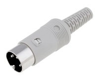 WDIN3-KH Wtyk DIN na kabel 3 pin (na rysunku typ 3) DIN41524 HIRSCHMANN