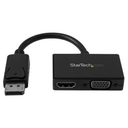 StarTech.com DP2HDVGA Travel A/V Adapter: 2-in-1 DisplayPort To HDMI or VGA