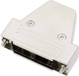 encitech 6550-0100-03 Obudowa złącza D-SUB TRI-M-25-K, tworzywo sztuczne, metalizowane, 180 °, 45 °, 45 °, 1 szt.