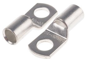 Zacisk oczkowy rozmiar przewodu 50mm² Ø , M10.5 nieizolowany średnica wew 10.5mm RS PRO