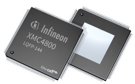 Mikrokontroler Infineon XMC4800 LFBGA 144-pinowy Montaż powierzchniowy ARM Cortex M4 1,024 MB 32bit 144MHz Flash