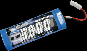 Race pack, NiMh, 3.0 Ah, 7.2 Volt - 6 cells