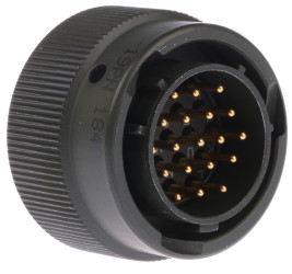 Złącze 19-pinowe Męski Amphenol Limited Męski Montaż na kablu MIL-DTL-26482 rozmiar 14