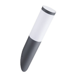 Kinkiet ogrodowy OSLO szary skośna E27 POLUX