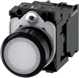 Kompletny układ przycisku Chwilowy SPST średnica wycięcia 22mm, montaż panelowy Siemens