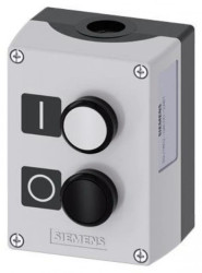 Kaseta obudowa sterownicza szara dwa przyciski biały /I/ 1NO czarny /O/ 1NC SIRIUS ACT 3SU1802-0AC00-2AB1