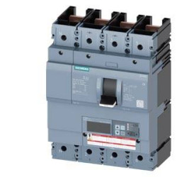 Wyłącznik zasilania Siemens 3VA6460-6KL41-0AA0 Zakres ustawienia (Prąd): 240 - 600 A Maksymalne napięcie przełączania: 6