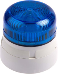 Sygnalizator 230 V AC Migające Niebieski Montaż powierzchniowy Ksenon