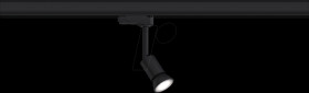 95529 ProRail3 rail spotlight Purell, GU10, max. 10 W, dimmable, black