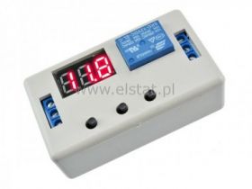 Moduł timera 12V z przekaźnikiem 1s-999min obudowa