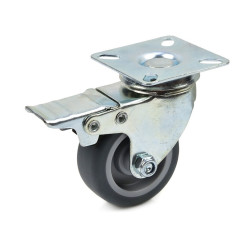 KOŁO OBROTOWE Z HAMULCEM 50mm