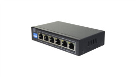 Przełącznik Poe 6-Portowy 60W 4Xpoe + 2Xuplink Sw0604poe-60