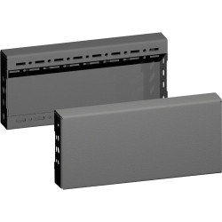 Rittal 8660.031 VX Socket-Panel Lateral Steel Plate H:100mm T:400mm