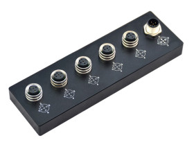 Skrzynka czujnika porty: 5 M12