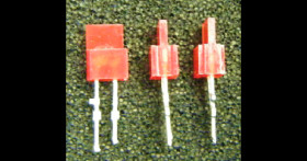 LED 1 x 5mm red stackable