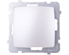 KARO Łącznik pojedynczy srebrny perłowy ŁP-1S/m/43