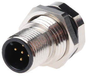 Złącze wielostykowe przemysłowe 5-pinowe M12, panelowe Gniazdo Brad from Molex