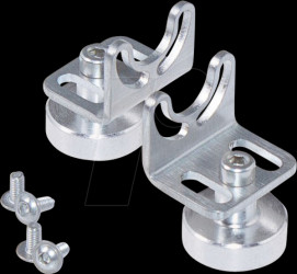 210200-24 Light holder for TUBELED_25, magnet, mounting angle 60°
