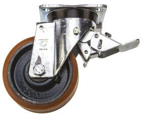 Koło samonastawne średnica kabla 150mm Płyta LAG 700kg wysokość całkowita 203mm