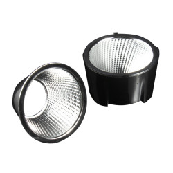 Reflektor LED Eliptyczny, kąt widzenia 15 ° Bezbarwny Okrągły, Ledil, seria: Adely 50