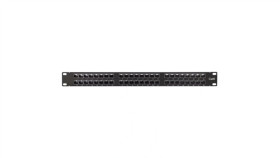 Patch Panel Rack 19 Kat.6 48P Utp Z Półką 1U Atel