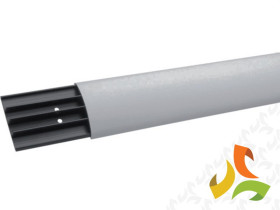 Kanał podłogowo-ościeżnicowy PCV 18x75 mm z pokrywą szary tehalit.AK SL1807507030 HAGER
