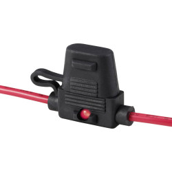 TRU COMPONENTS TC-12835476 Car fuse holder 30A blade-type standard 3.31mm&#xB2;