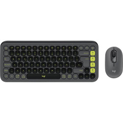 Logitech 920-013106 POP ICON COMBO Keyboard and mouse set Graphite Bluetooth