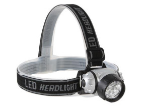 Velleman Headlamp with 7 very bright white LEDs