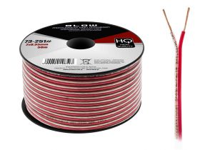 Przewód głośnikowy CU 2 x 0,35mm rolka 50m