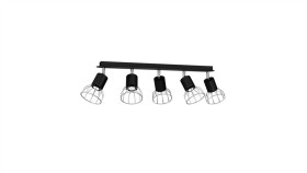 Lampa Sufitowa Dante Black/Silver 5Xgu10 Mlp7358 Milagro