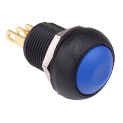 IMR7Z4B2 APEM Dark Blue Momentary 12mm Push Button Switch SPDT IP67